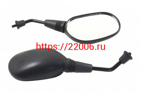 Зеркала (036) пласт. (бобовидные, черные) d=10 (в уп. 50 пар) Зеркала (036) пласт. (бобовидные, черные) d=10 (в уп. 50 пар)