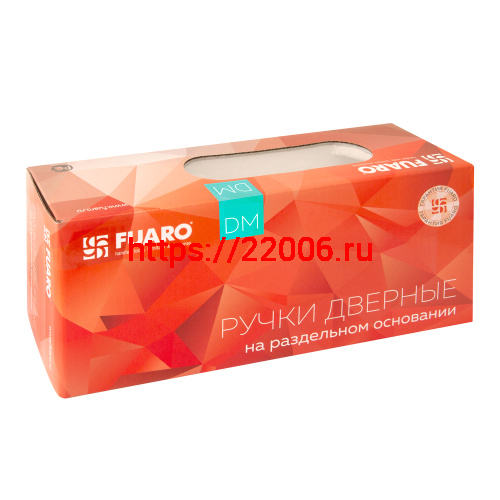 Ручка Fuaro (Фуаро) раздельная K.DM51.DIAMOND (DIAMOND DM) SN/CP-3 матовый никель/хром фото 3