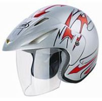 Мотошлем YM-602 А красный (М)