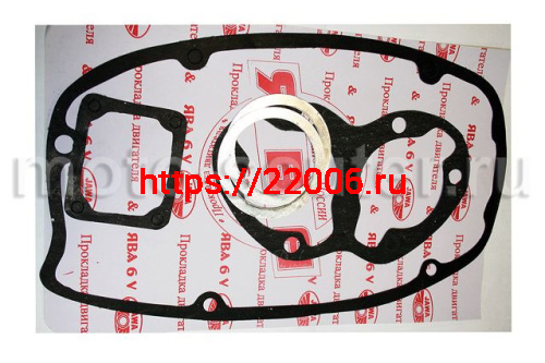 Набор прокладок двигателя Ява 6В полный Набор прокладок двигателя Ява 6В полный