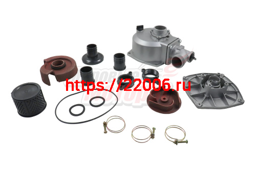 Комплект для мотопомпы (алюм. корпус) 20" (d=50мм) (на вал 19мм)