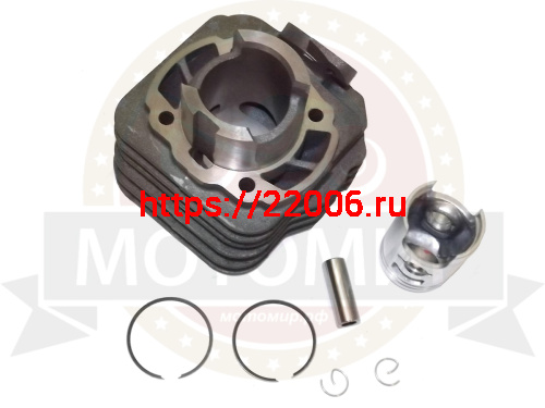 Поршневая группа HONDA DIO 50 AF18/25/27/28, Tact 24/30/31/51/ Lead 20 палец 12мм (39 мм) в сборе фото 4