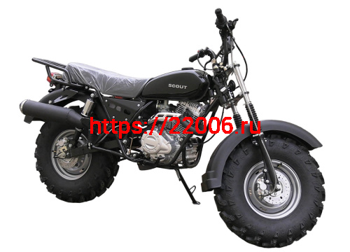 Мотоцикл внедорожный СКАУТ-3VR-250 колеса 12" фото 2