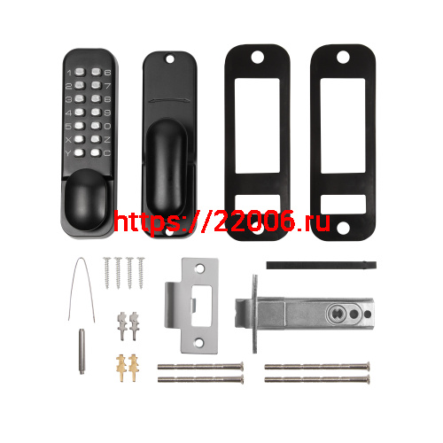 Замок Ajax (Аякс) накладной кодовый RIM-200 code BL черный фото 2