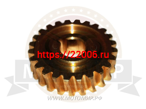 Шестерня червячного редуктора снегоуборочной л.с. машины 24 зуб. D19, внешний диам. 66 мм Шестерня червячного редуктора снегоуборочной л.с. машины 24 зуб. D19, внешний диам. 66 мм