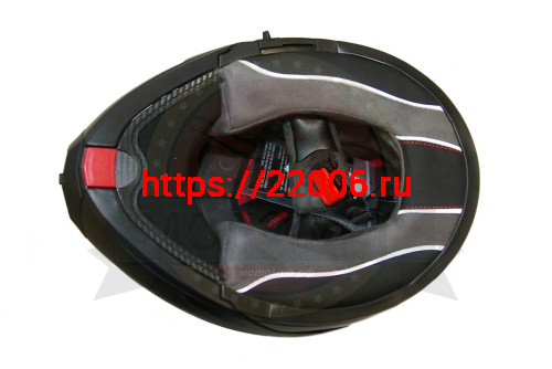 Шлем модуляр YM-929_3 "YAMAPA", (подбородок откидывается) TRANSFORMER, черный матовый, разм. S NEW фото 5