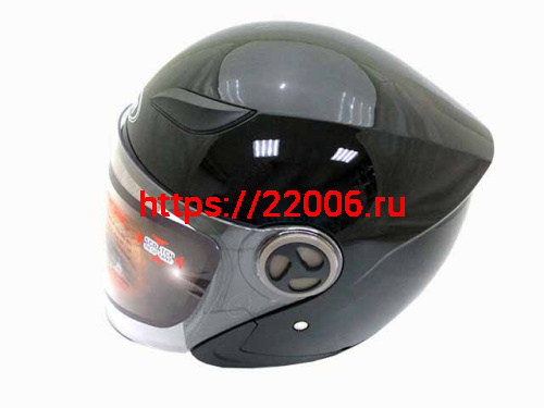 Мотошлем YM-619 черный (XL)