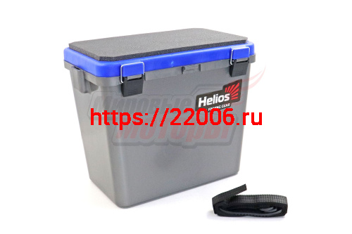 Ящик зимний односек. серый/синий Helios (HS -IB-19GB-1)//Серо-салатовый
