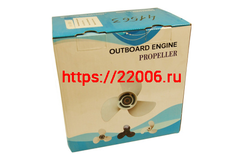 Винт Ямаха 6/8 (8-1/2*8) -1/2N (7 шлицев) фото 2 Винт Ямаха 6/8 (8-1/2*8) -1/2N (7 шлицев) фото 2