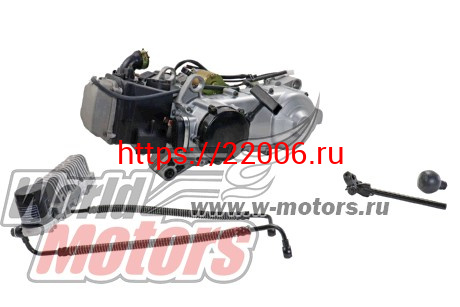 Двигатель 157QMJ (GY6) 149,5см3 (реверс, руч. стартер, масл. радиатор, патрубки) ATV150/ T150 Двигатель 157QMJ (GY6) 149,5см3 (реверс, руч. стартер, масл. радиатор, патрубки) ATV150/ T150