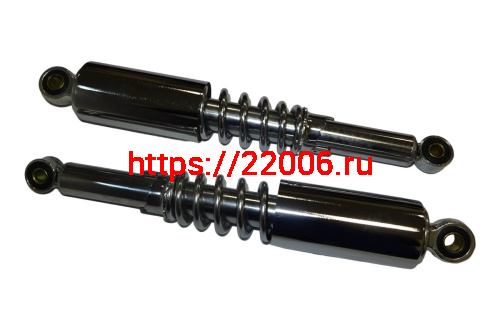 Амортизатор задний (L-335mm, D1-12mm, D2-10mm) Минск, хромированная пружина