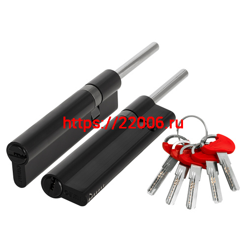 Цилиндровый Fuaro (Фуаро) механизм D-PRO5007 Tang 90 w/k (55+10+25) BL-24 черный 5Key без верт. Цилиндровый Fuaro (Фуаро) механизм D-PRO5007 Tang 90 w/k (55+10+25) BL-24 черный 5Key без верт.