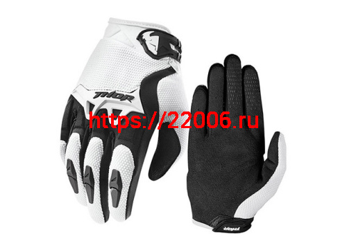 Перчатки THOR T02 ( S) черно-белые Перчатки THOR T02 ( S) черно-белые