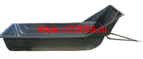 Сани волокуши №7 с отбойником с рамной конструкцией и сцепным устройством 2160*990*670