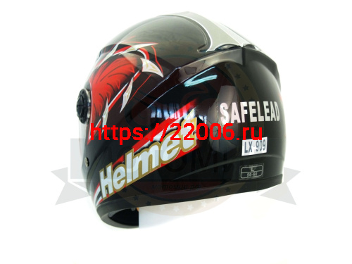 Шлем интеграл "Safelead" HF-909 Детский, рисунок E07, размер M (16 шт. в уп.) фото 5