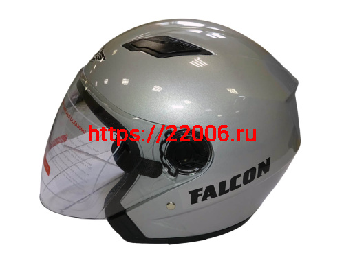 Шлем открытый FALCON XZH206 (Колобок) с забралом, размер XL фото 2 Шлем открытый FALCON XZH206 (Колобок) с забралом, размер XL фото 2