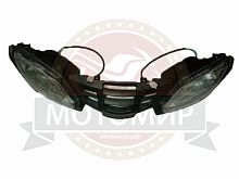 Фара ATV BEORN 200 / AVENGER / APACHE левая + правя 12V35W  в корпусе (НАБОР)