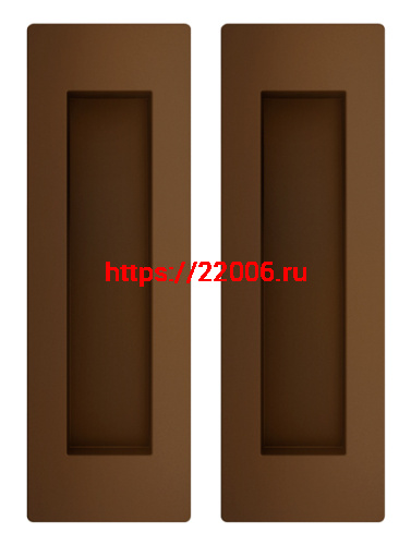 Ручка Armadillo (Армадилло) для раздвижных дверей SH.URB153.010 (SH010 URB) BB-17 коричневая бронза