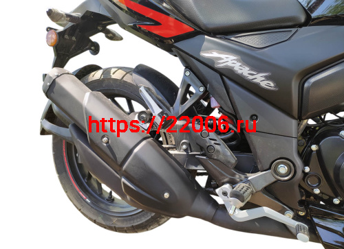 Мотоцикл TVS APACHE RTR 200 4V (Индия) (4х клапанный двигатель, 21 лс.) фото 7 Мотоцикл TVS APACHE RTR 200 4V (Индия) (4х клапанный двигатель, 21 лс.) фото 7