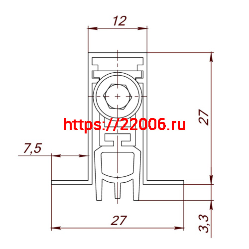 Автоматический Armadillo (Армадилло) порог EASY BLOCK F/820 фото 3