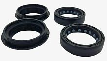 Сальники + пыльники передней вилки (33*43*10.5)+(33*43*14) (комп 4шт)