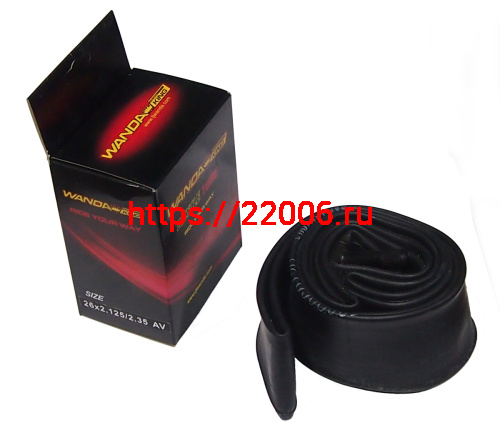 Велокамера 26" х 2.125/2.35 TAR28BU бутиловая (фирм. качество), цвет.короб., а/вентиль WANDA, Велокамера 26" х 2.125/2.35 TAR28BU бутиловая (фирм. качество), цвет.короб., а/вентиль WANDA,
