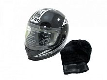Мотошлем YM-806 черный (L)