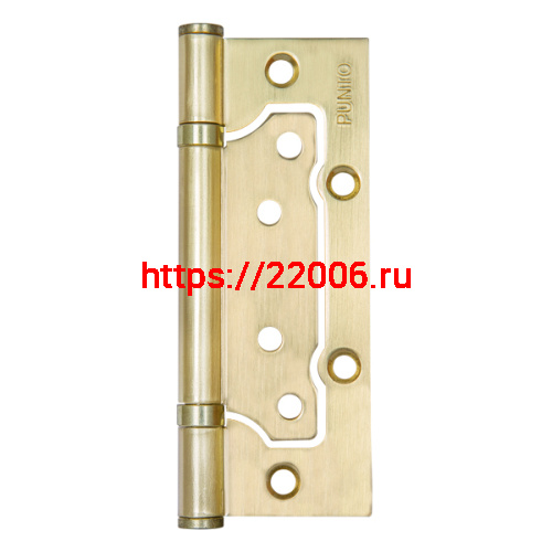 Петля Punto (Пунто) универсальная без врезки IN5200W-HD SB (200-2B/HD 125x2,5) мат. золото Петля Punto (Пунто) универсальная без врезки IN5200W-HD SB (200-2B/HD 125x2,5) мат. золото
