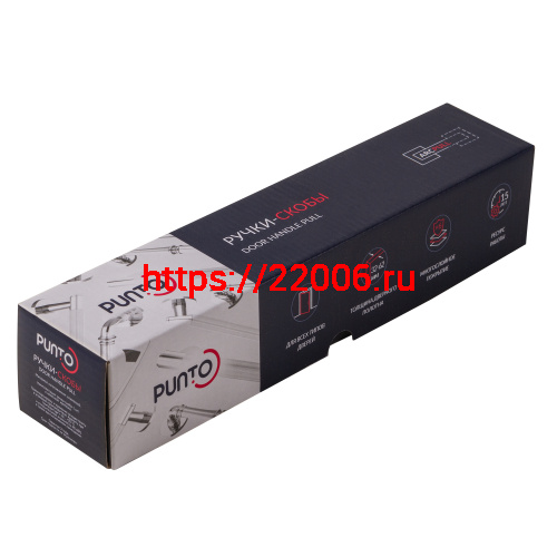 Ручка-скоба Punto (Пунто) PULL.ARC.TITAN BL-24 черный фото 3 Ручка-скоба Punto (Пунто) PULL.ARC.TITAN BL-24 черный фото 3