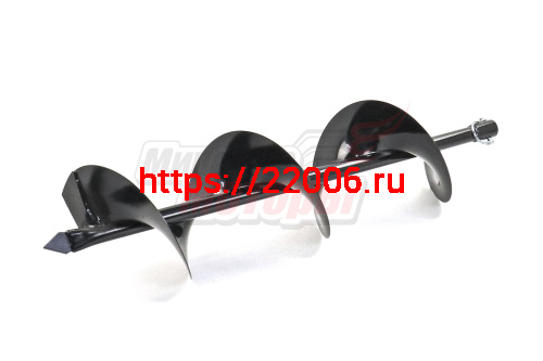 Шнек для почвы к мотобуру D-200/85 (BRAIT AG-52, Carver AG-52, Калибр БС-1500)