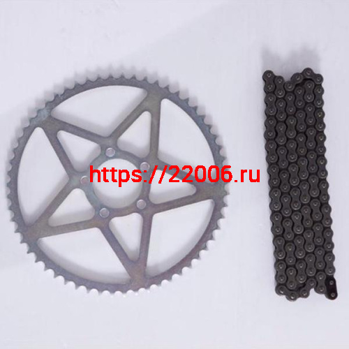 Звезда 58 + цепь SUR-RON Light bee Звезда 58 + цепь SUR-RON Light bee