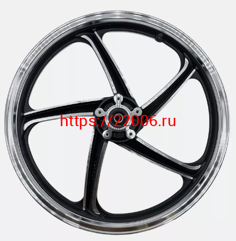 Диск колеса передний, дисковый тормоз, литой, Альфа RX-125 см3 Диск колеса передний, дисковый тормоз, литой, Альфа RX-125 см3