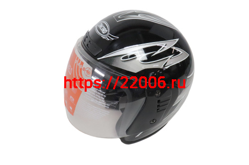 Шлем CONCORD XZH03 чёрный глянцевый с рисунком "S,M,L,XL,XXL" (открытый) Шлем CONCORD XZH03 чёрный глянцевый с рисунком "S,M,L,XL,XXL" (открытый)