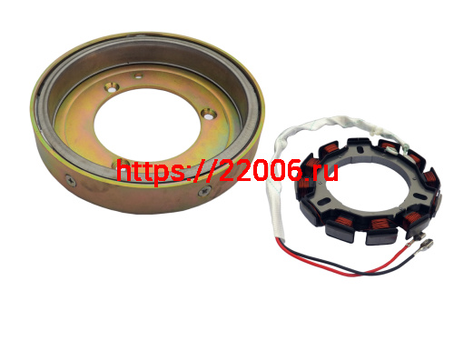 Катушка 178/186/188 ДИЗЕЛЬ на фару 12В (12 катушек) 7 А + маховик Катушка 178/186/188 ДИЗЕЛЬ на фару 12В (12 катушек) 7 А + маховик