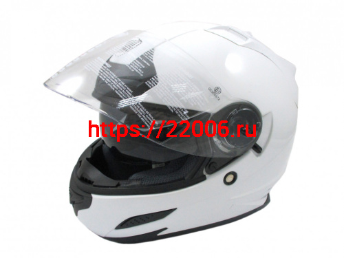 Мотошлем THH TS-44 white (L) с визором