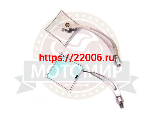 Зеркала (078) d10 квадрат  ЭКСКЛЮЗИВ металл Хром (1054)