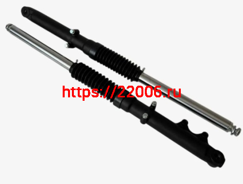 Перья передней вилки Альфа RX-125 d-12 мм (диск. тормоз) Перья передней вилки Альфа RX-125 d-12 мм (диск. тормоз)