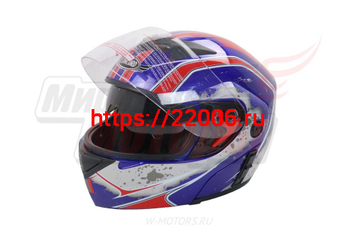 Шлем модуляр CONCORD FL-103 синий "S,M,L,XL,XXL" фото 2 Шлем модуляр CONCORD FL-103 синий "S,M,L,XL,XXL" фото 2