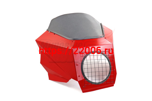 Щиток ветровой (02) красивый с решеткой тонированный красный Щиток ветровой (02) красивый с решеткой тонированный красный