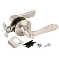 Ручка Punto (Пунто) защелка DK633 SN-BK (6033 SN-B) (фик.) мат. никель