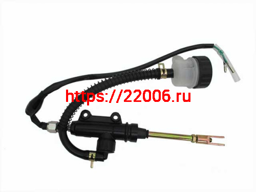 Тормозная машинка гидравлическая заднего тормоза TTR-250Rb с боченком черный Тормозная машинка гидравлическая заднего тормоза TTR-250Rb с боченком черный