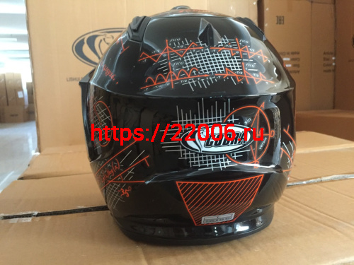 Шлем открытый 3/4 COBRA JK521, белый с серым(3), черный с графикой(2), размеры L фото 5 Шлем открытый 3/4 COBRA JK521, белый с серым(3), черный с графикой(2), размеры L фото 5