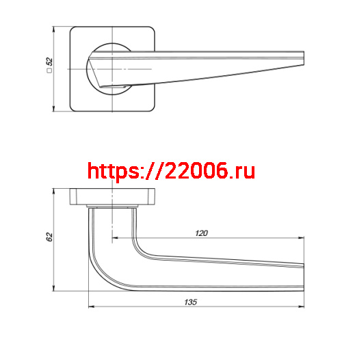 Ручка Punto (Пунто) раздельная K.ZQ51.BIO (BIO ZQ) SN/CP-3 матовый никель/хром фото 2 Ручка Punto (Пунто) раздельная K.ZQ51.BIO (BIO ZQ) SN/CP-3 матовый никель/хром фото 2