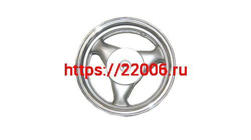 Диск колеса 12" задний, литой, барабанный тормоз 3.50-12 50-80сс Диск колеса 12" задний, литой, барабанный тормоз 3.50-12 50-80сс