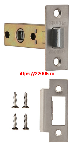 Защелка Fuaro (Фуаро) врезная METF12-45-25 (F12-45-25) SN мат.никель Защелка Fuaro (Фуаро) врезная METF12-45-25 (F12-45-25) SN мат.никель