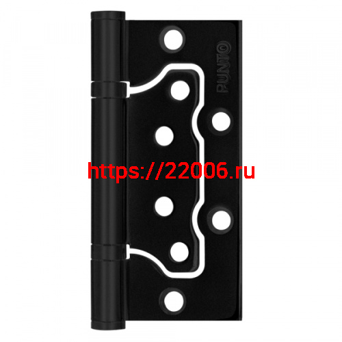 Петля Punto (Пунто) универсальная без врезки IN4200W BL (200-2B 100x2,5) черный Петля Punto (Пунто) универсальная без врезки IN4200W BL (200-2B 100x2,5) черный