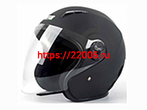 Мотошлем VIRTUE MD-207 открытый черный матовый (S) Мотошлем VIRTUE MD-207 открытый черный матовый (S)