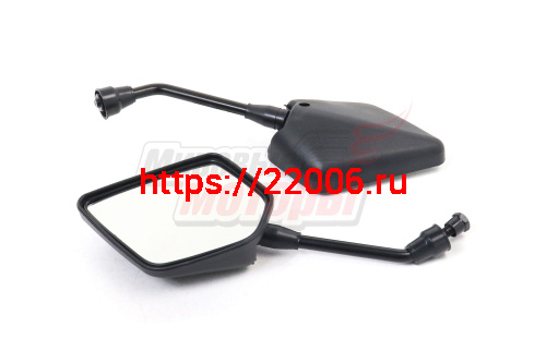 Зеркала (147) пласт. пятиугольные (стрелка), d10, скутер Зеркала (147) пласт. пятиугольные (стрелка), d10, скутер