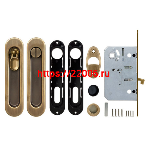 Набор Armadillo (Армадилло) для раздвижных дверей SH.LD152.KIT011-BK (SH011-BK) WAB-11 матовая бронза фото 2