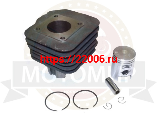 Поршневая группа HONDA DIO 50 AF18/25/27/28, Tact 24/30/31/51/ Lead 20 палец 12мм (39 мм) в сборе фото 2